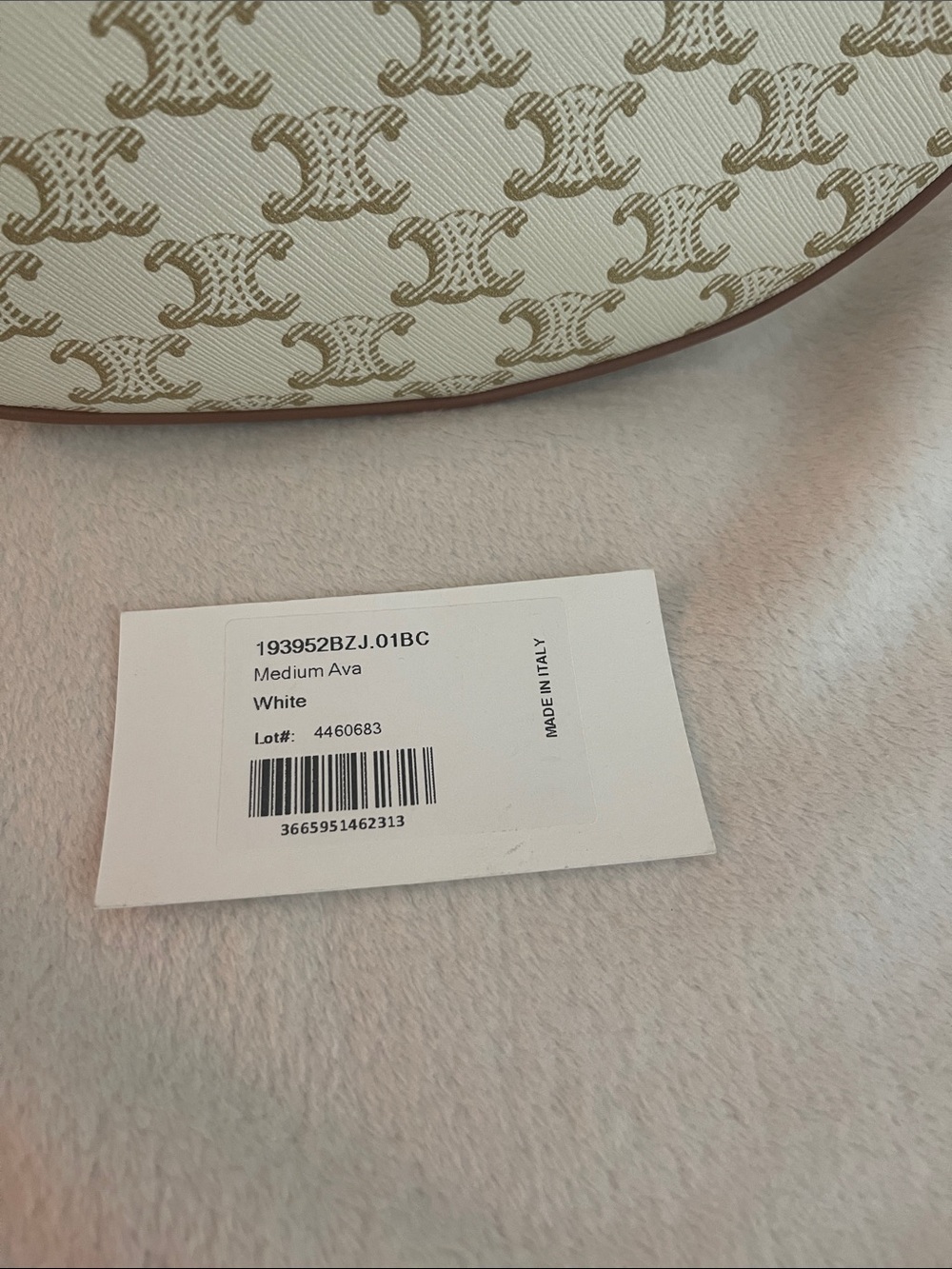 Celine Ava in Triomphe Canvas and Calfskin - Picture 7 of 7